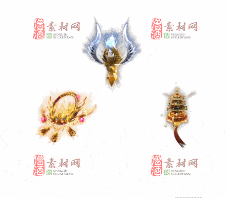 免费传奇盾牌法宝素材编号：20241202B79-1