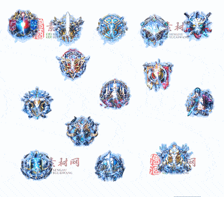 免费传奇盾牌法宝素材编号：20241202B87-1