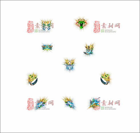 精品传奇首饰素材编号20241224A：93-1