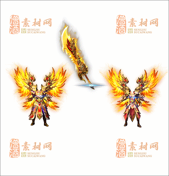 精品传奇男女剑甲素材20241230A：10-1