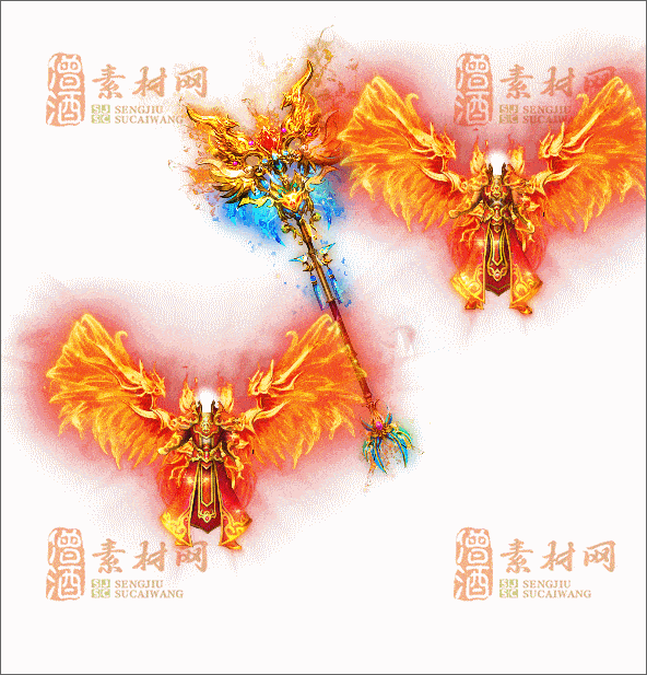 精品传奇男女剑甲素材20241230A：58-1