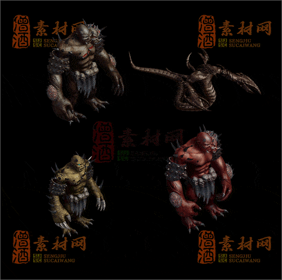 精品传奇怪物素材20250118A：30-1