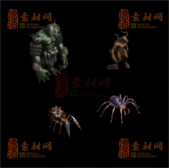 精品传奇怪物素材20250118A：31-1