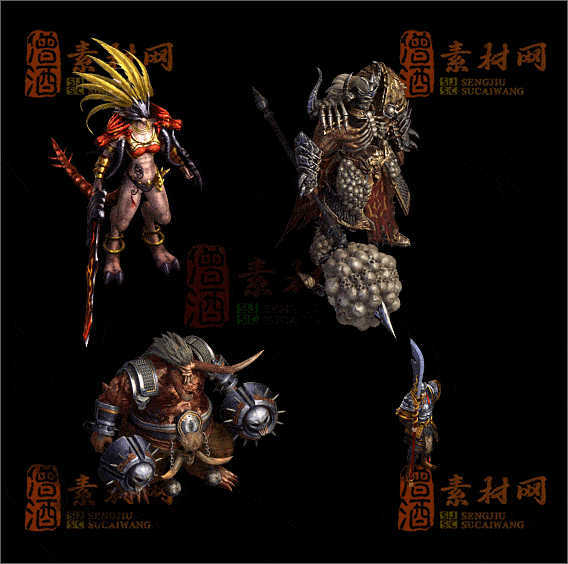精品传奇怪物素材20250118A：45-1