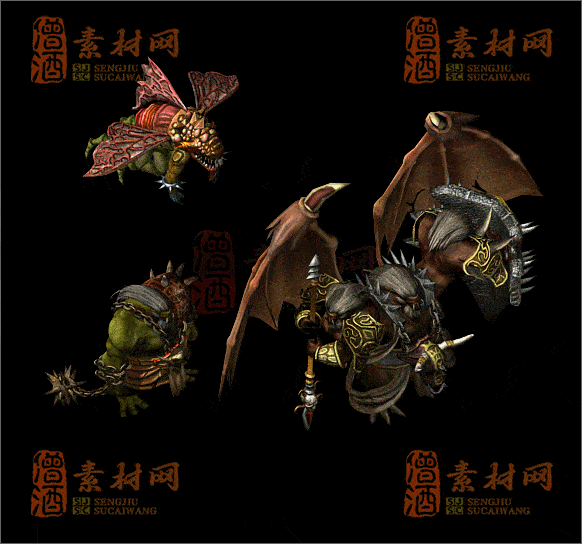 精品传奇怪物素材20250118B：67-1