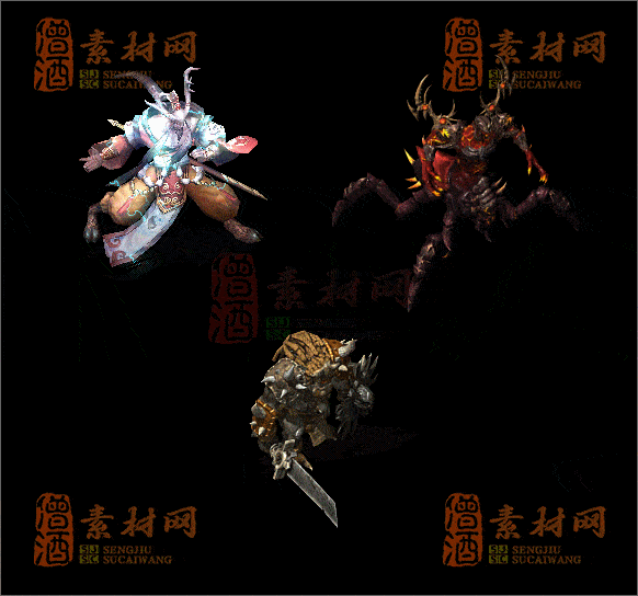 精品传奇怪物素材20250118B：92-1