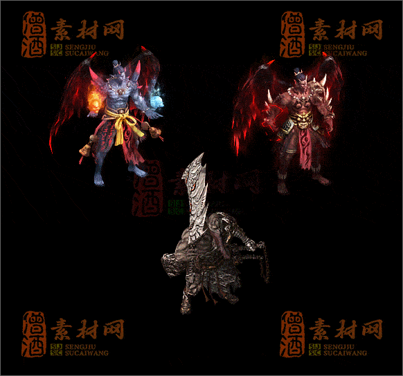 精品传奇怪物素材20250118C：03-1
