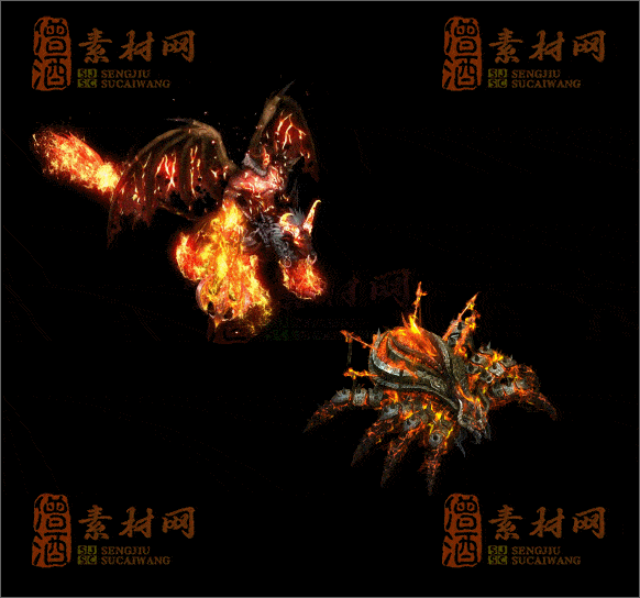 精品传奇怪物素材20250118C：08-1