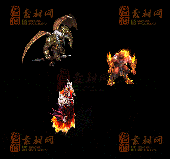 精品传奇怪物素材20250118C：33-1