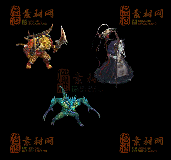 精品传奇怪物素材20250118C：75-1