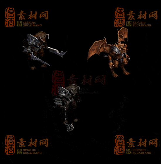 精品传奇怪物素材20250119A：07-1