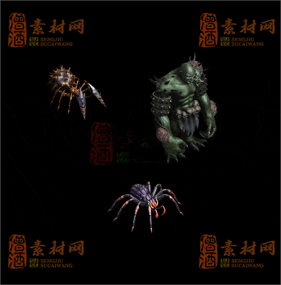 精品传奇怪物素材20250119A：12-1