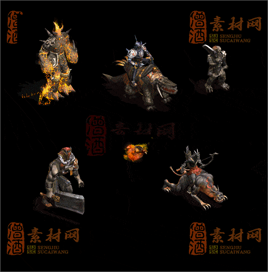 精品传奇怪物素材20250119A：45-1