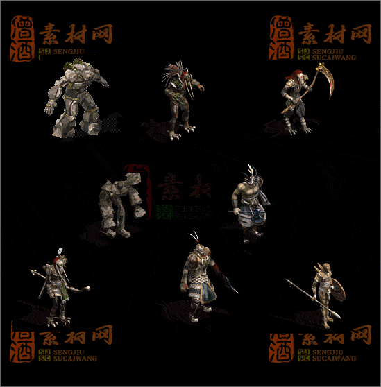 精品传奇怪物素材20250119A：51-1