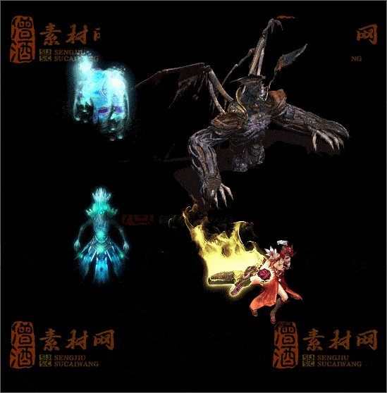 精品传奇怪物素材20250119A：56-1