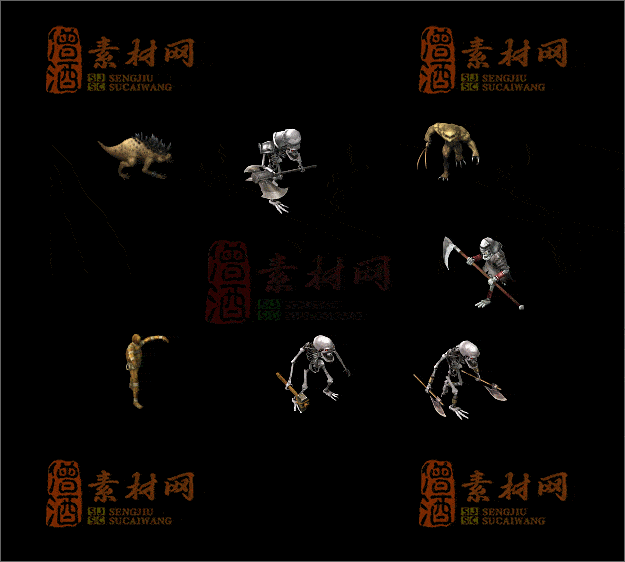 精品传奇怪物素材20250219A：03-1