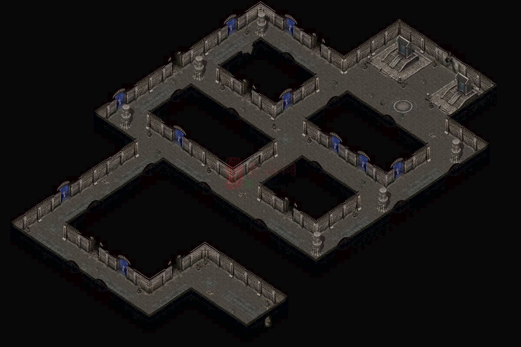 精品传奇地图素材20250220C：21帝王墓4-1