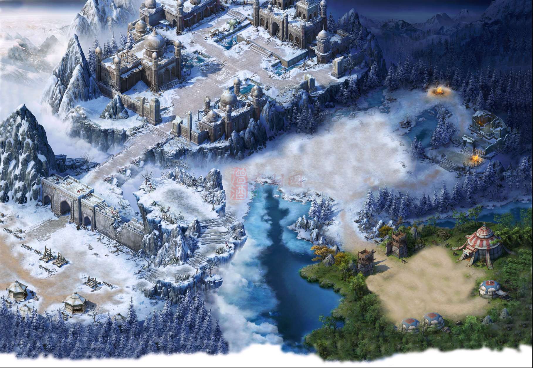 精品传奇地图素材20250222A：27冰雪之城-1