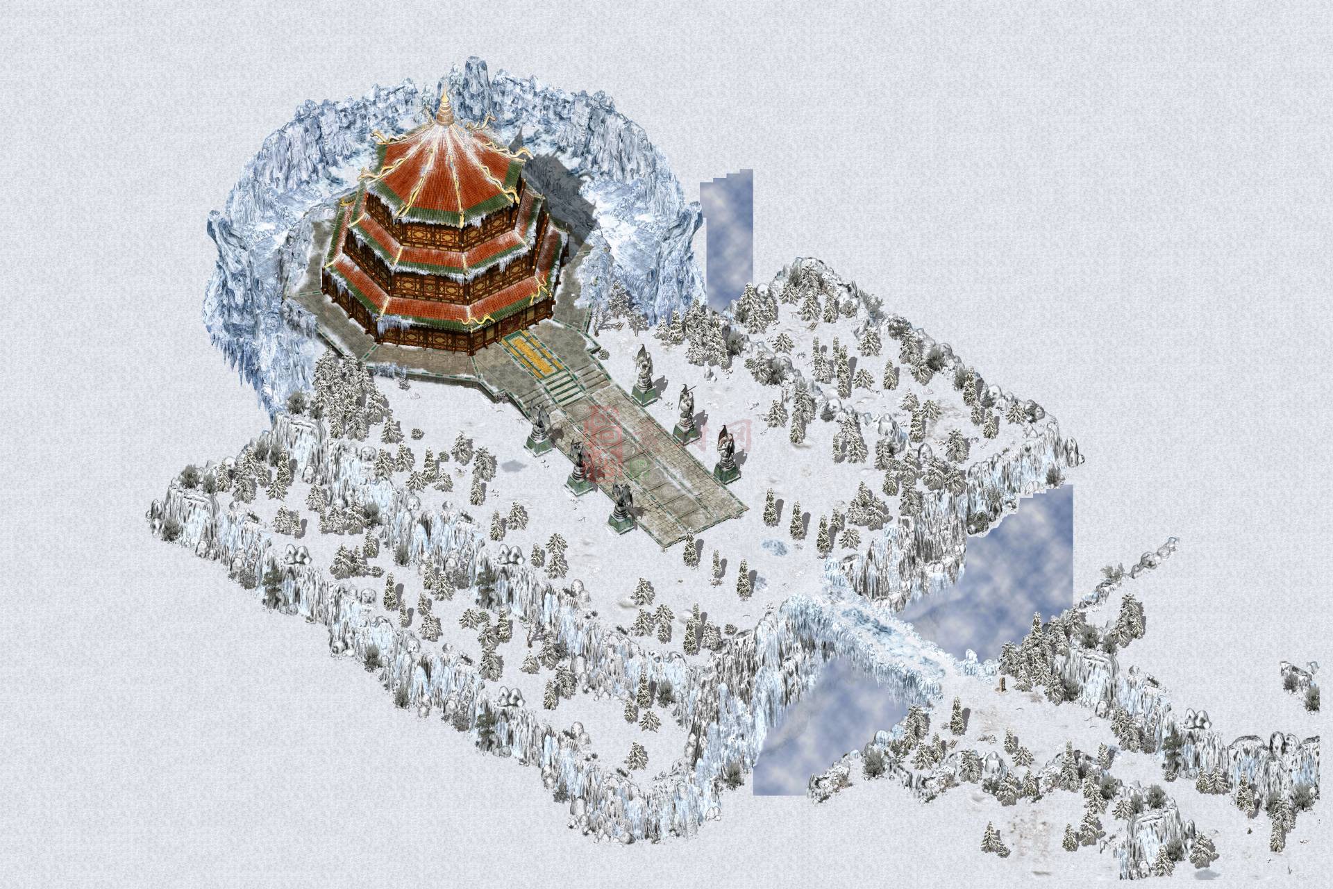精品传奇地图素材20250223A：44雪原2-1