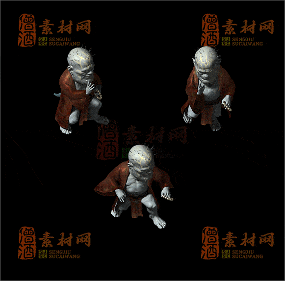 精品宝宝类怪物素材20250224A03大头娃娃-1