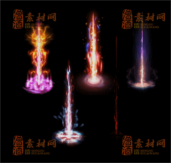 精品传奇光柱素材20250227A：34-1