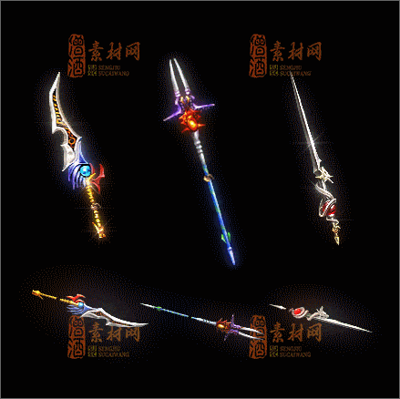 精品传奇三职业武器素材20250307A：5-1