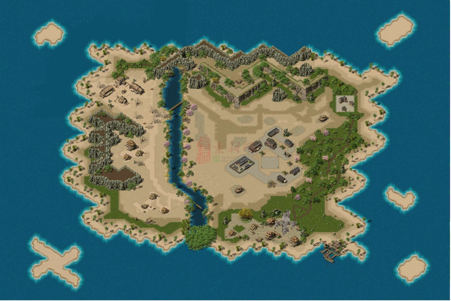 精品传奇真彩系列地图素材20250316A：3-1