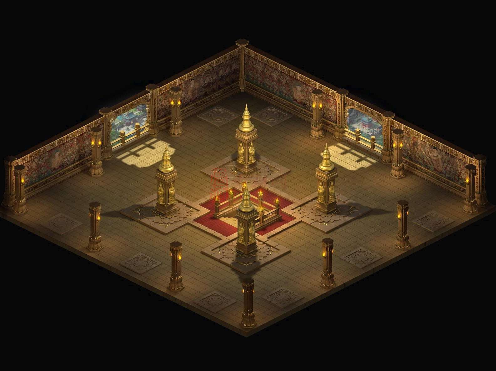 精品传奇真彩系列地图素材20250316A：16-1