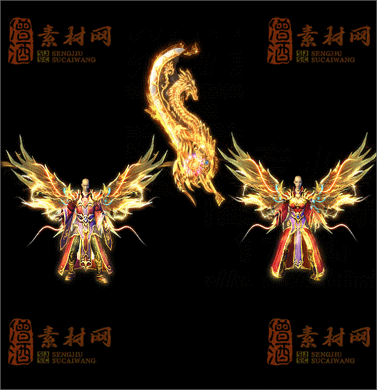 精品传奇男女剑甲素材20250317A：56-1