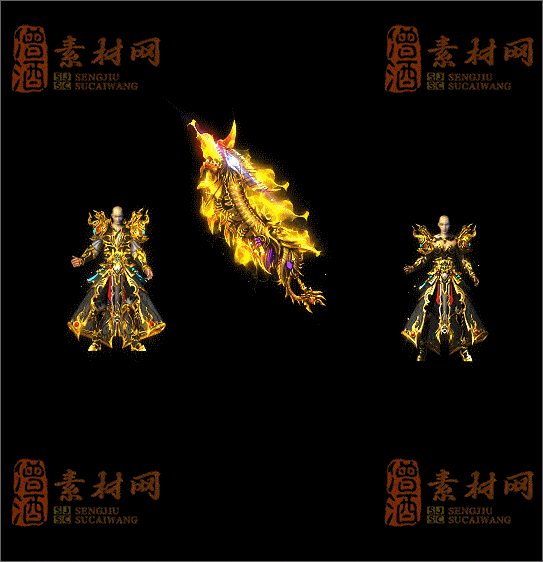 精品传奇男女剑甲素材20250317A：51-1