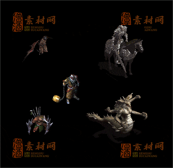 精品传奇怪物素材20250319A：114-1