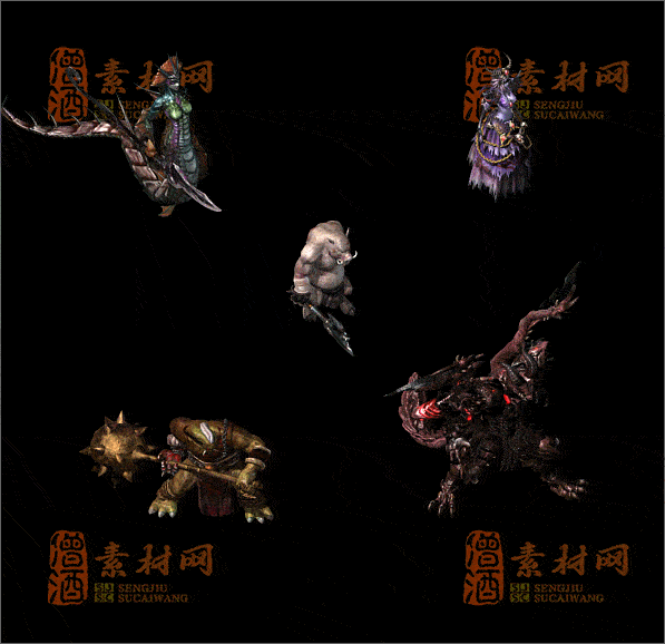 精品传奇怪物素材20250319A：107-1