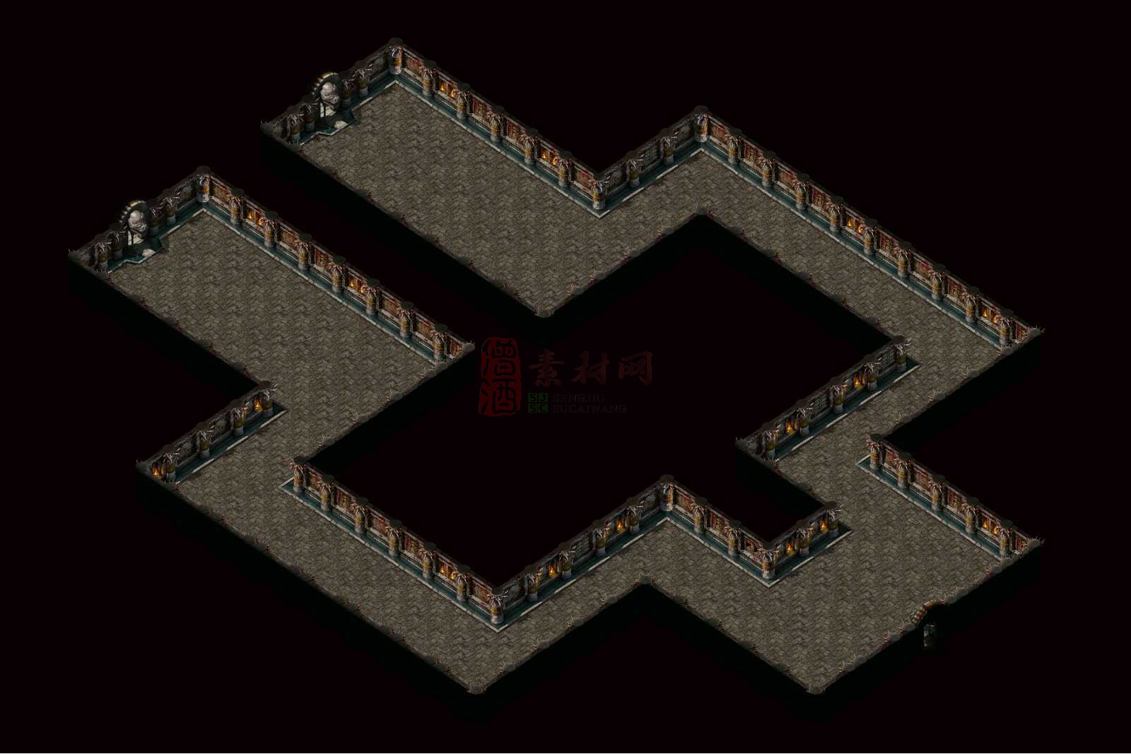 精品传奇地图系列套图素材20250319B：2-1