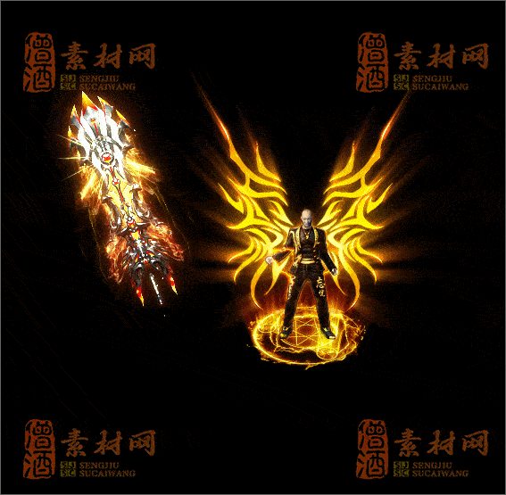 精品传奇特效剑甲素材20250321A：77-1