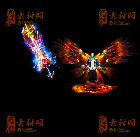 精品传奇特效剑甲素材20250321A：58-1