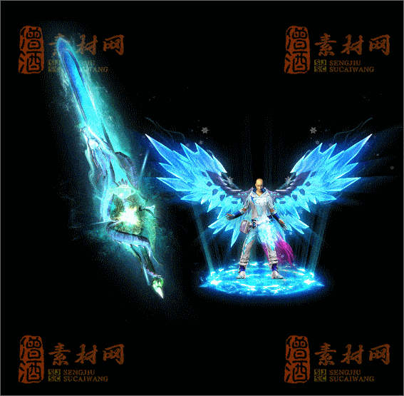 精品传奇特效剑甲素材20250321A：57-1