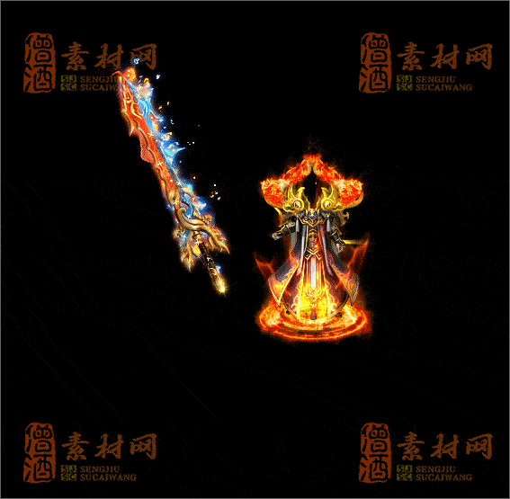 精品传奇特效剑甲素材20250321A：27-1