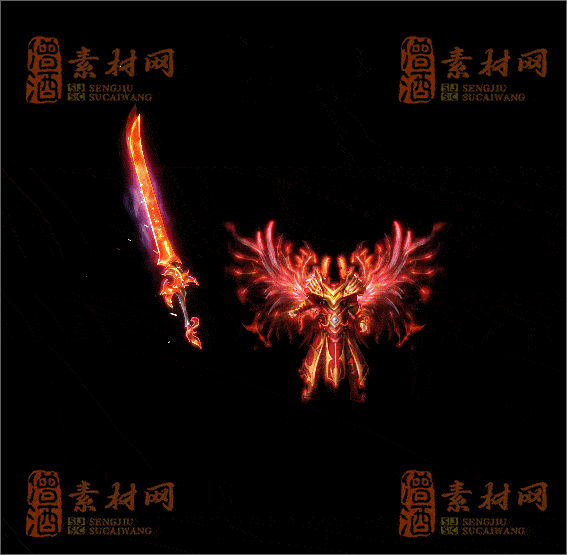 精品传奇特效剑甲素材20250321A：16-1