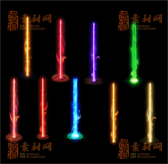 精品传奇光柱特效素材20250321A：69-1