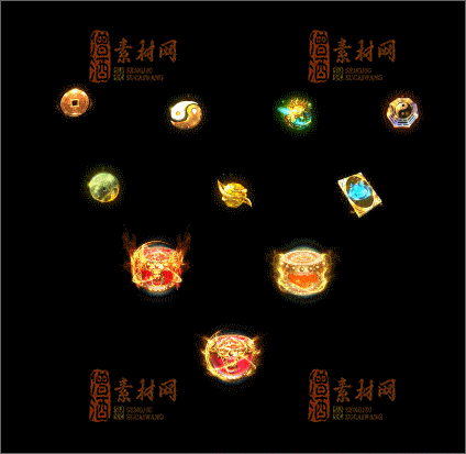 精品传奇印记玉佩类素材20250324A：39-1