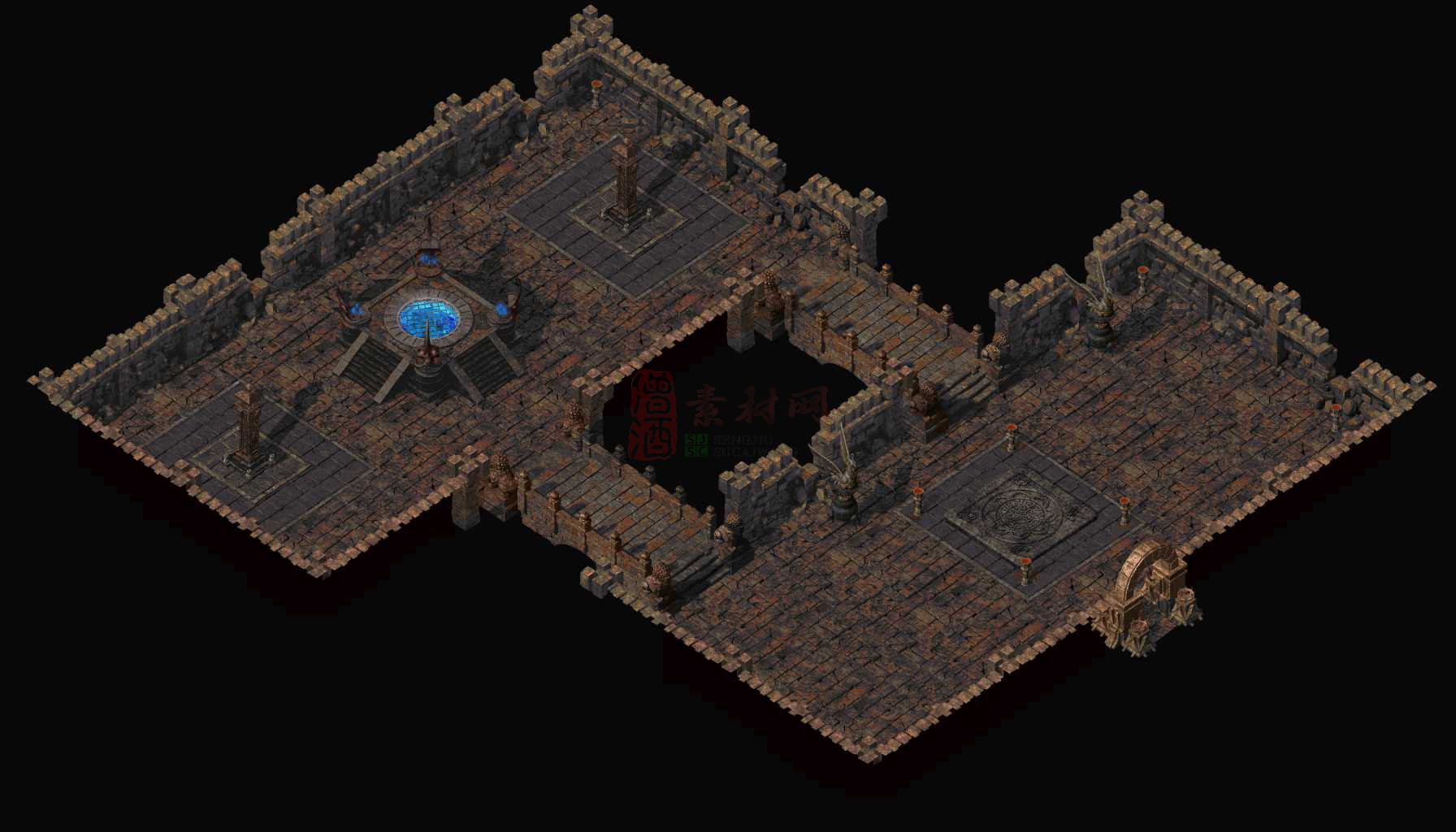精品传奇真彩地图素材20250325A：11-1
