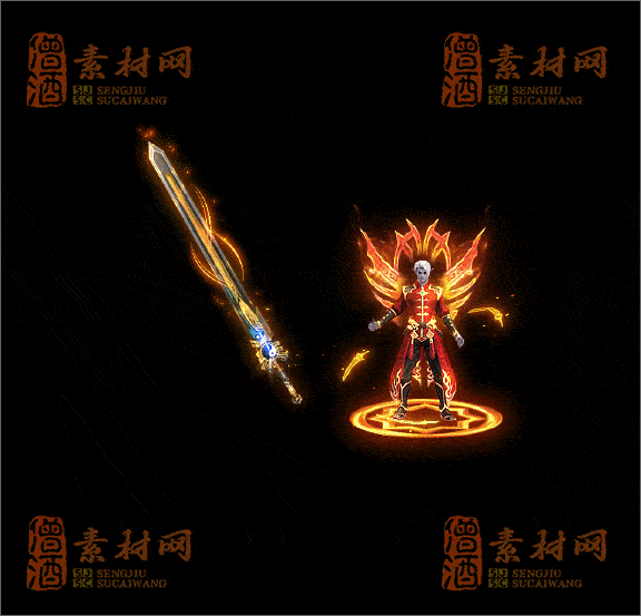 精品传奇剑甲特效素材20250328A：177-1
