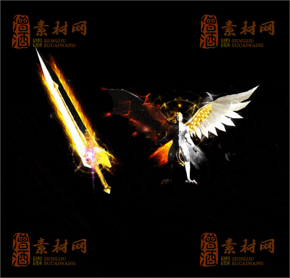 精品传奇剑甲特效素材20250328A：107-1