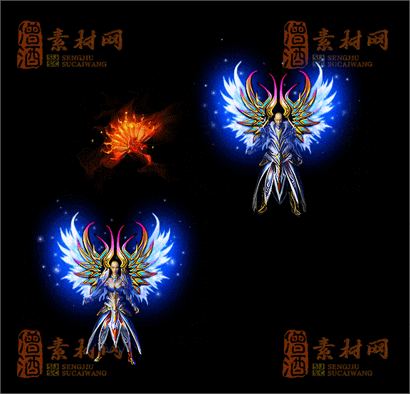 精品传奇三职业男女剑甲素材20250328A：241-1