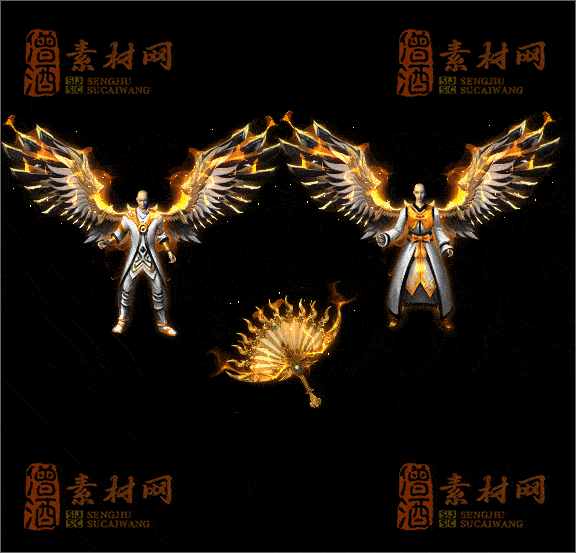 精品传奇三职业男女剑甲素材20250328A：221-1