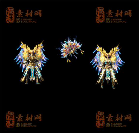 精品传奇三职业男女剑甲素材20250328A：218-1