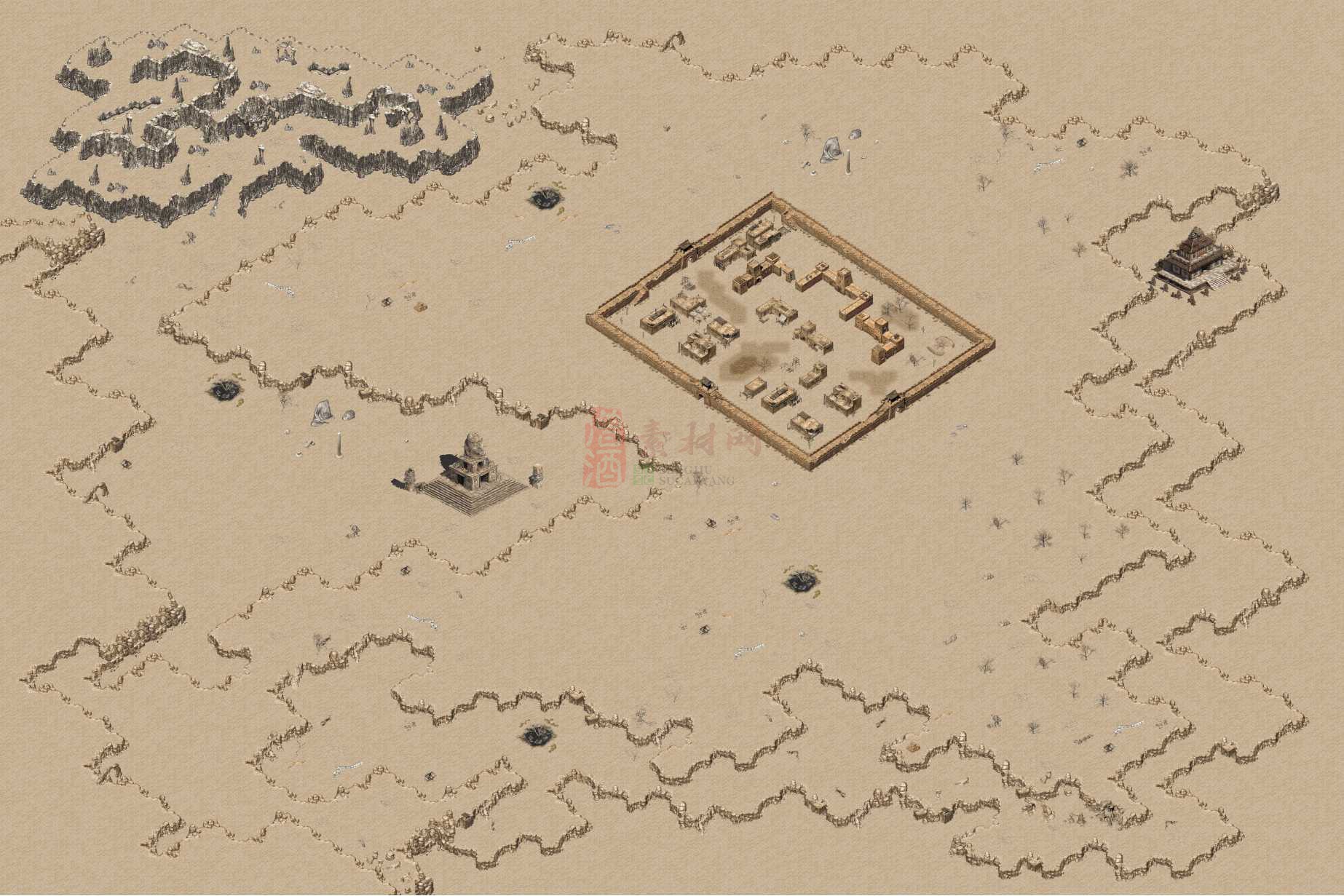 精品传奇真彩地图素材20250328B：133-1