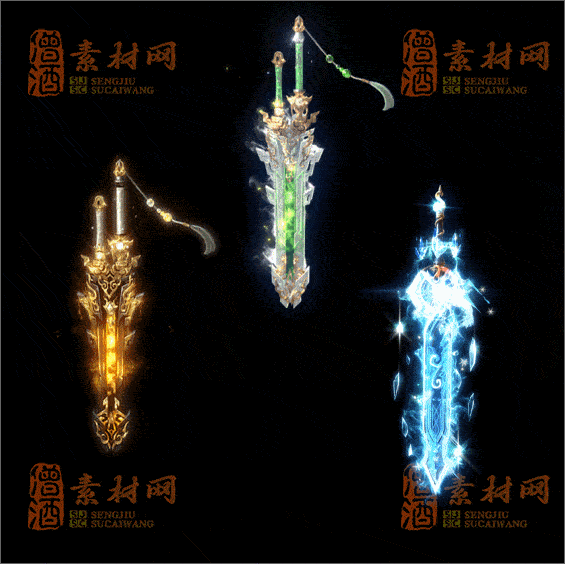 精品特效传奇光柱系列素材20250331A：75-1