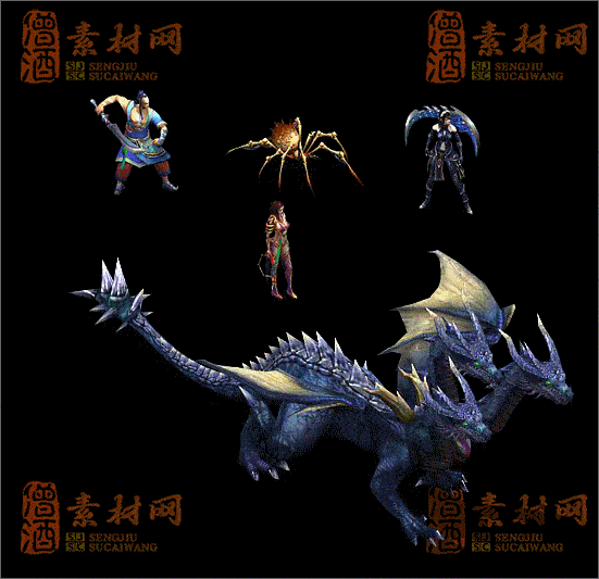 精品传奇怪物素材20250331A：96-1