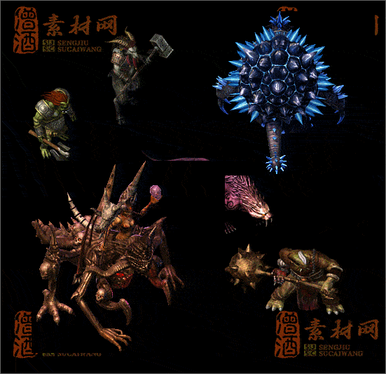 精品传奇怪物素材20250331A：134-1